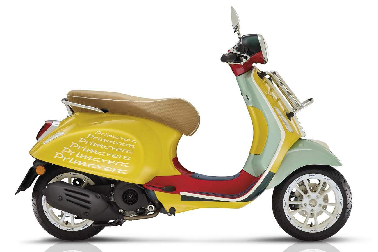 Vespa Primavera 50 Sean Wotherspoon technical specifications